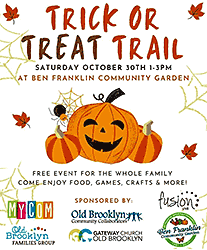 Trick or Treat Trail flyer